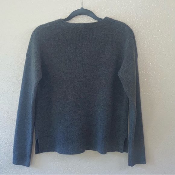 Madewell Gray 100% Merino Wool Pullover Sweater - Picture 3 of 10
